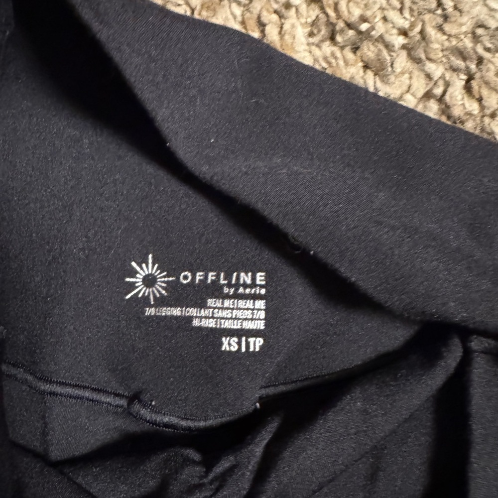 Aerie Classic Black Leggings - Picture 3 of 3